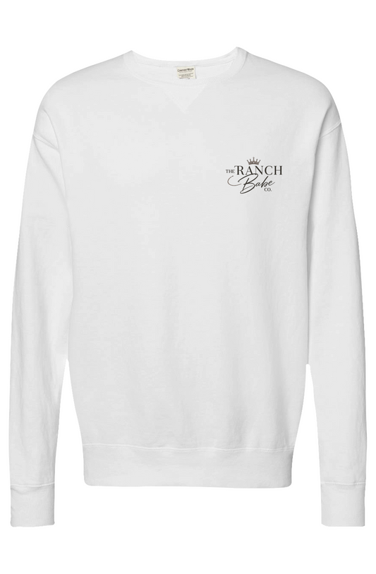 Chest Logo Ranch Babe Co. Crewneck