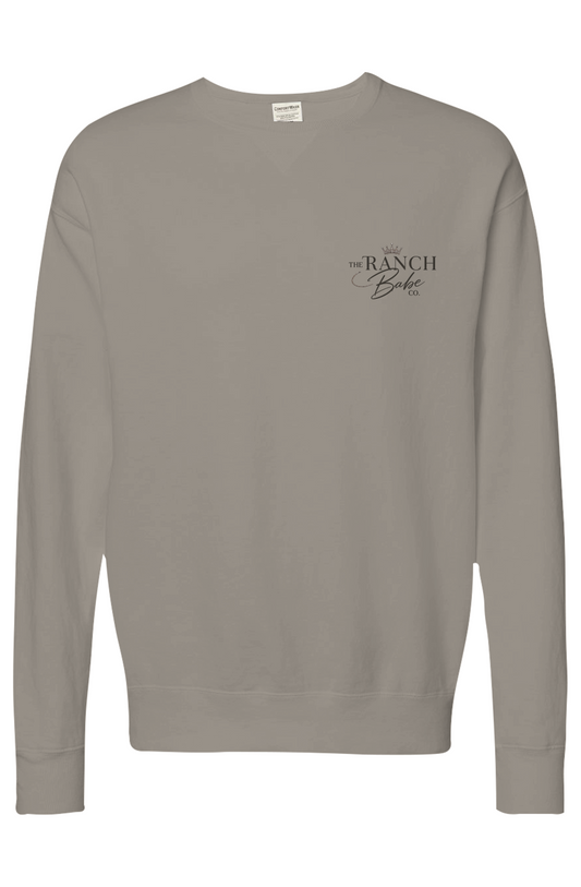 Chest Logo Ranch Babe Co. Crewneck
